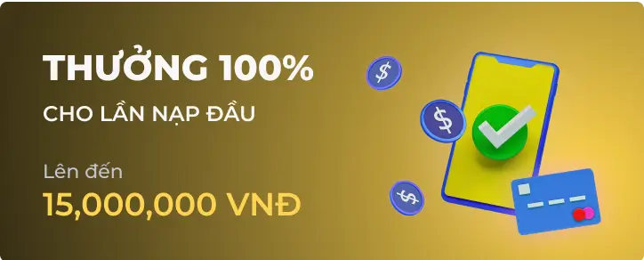 Ưu đãi thưởng 100% cho thành viên Hitclub Forum